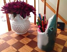 Shark Head Pen Pencil Holder 3D Printer Model