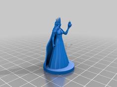 Queen Of Night And Magic 3D Printer Model