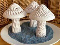 Messy Mushrooms 3D Printer Model