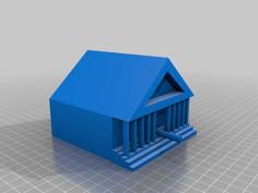 Bird House (Greek Style) 3D Printer Model