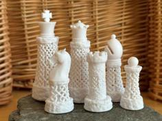 Celtic Chess Pieces 3D Printer Model