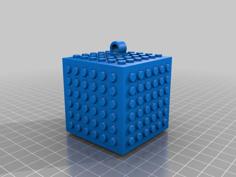 6×6 Lego Compatible Ornament 3D Printer Model