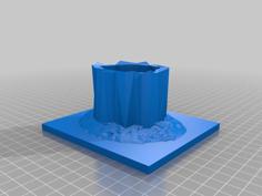 Tree Stump Holder 3D Printer Model