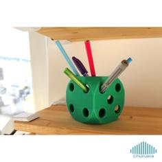 Dice Pencil Holder 3D Printer Model