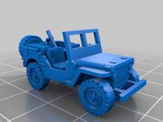 Mortar Jeep [1:100 Scale] 3D Printer Model