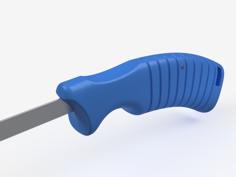 Ergonomic Hacksaw Handle 3D Printer Model