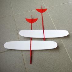 Mela. Plane Model. Glider, Airplane. 3D Printer Model