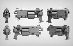 Bolt Revolver 1-1 3D Printer Model