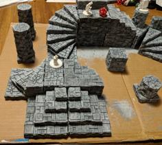 Fantasy Wargame Terrain – Tilestone Stackers 3D Printer Model