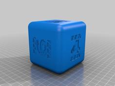 Gaslands Gear Turn Counter 3D Printer Model