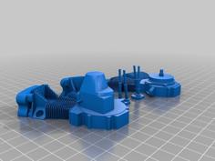 Harley Evolution V2 Engine 3D Printer Model