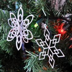 Geometric Snowflakes 3D Printer Model