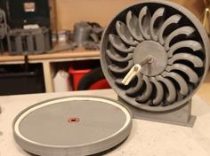 A DIY Water Motor – The Turgo Turbine 3D Printer Model