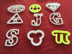 Parametric Cookie Cutter 3D Printer Model