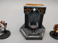 OpenForge Dwarven Throne 3D Printer Model