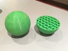 NinjaFlex Bouncy Balls With Internal Lattice 3D Printer Model