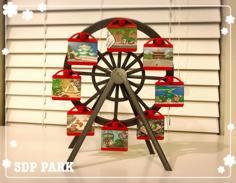 Ferris Wheel Picture Frame 3D Printer Model