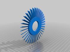 Turbine Engine Model 3D Printer Model