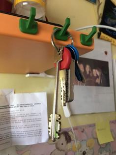 Key Holder Hook 3D Printer Model