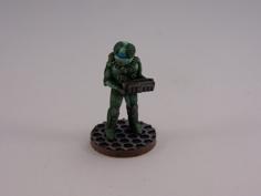 28mm Scifi Corporate Mercenary 3D Printer Model