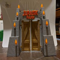 Ultimate Jurassic Park Gate (Textured) 3D Printer Model