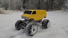 80’S VAN BODY FOR THE URSA MONSTER TRUCK 3D Printer Model