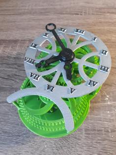 Curve Clock 3D Printer Model