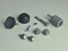 Knurled Knobs Generator 3D Printer Model