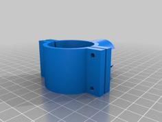 Rain Gauge Holder (on A Chain Link Fence) 3D Printer Model