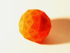 Ideal RPG/Wargame Dice (D12 On D60) 3D Printer Model