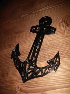 Anchor Wall Decoration 3D Printer Model