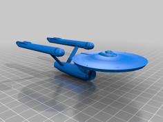 Star Trek Constitution Class Series 1:2000 3D Printer Model