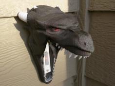 Dragon Head Doorbell Cover For Halloween Trick Or Treaters 3D Printer Model