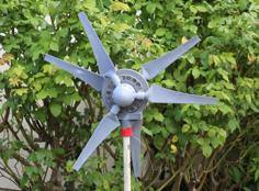 Betz Beating Dual Rotor Wind Turbine 3D Printer Model