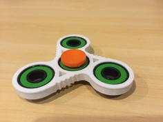 Dished Fidget Spinner Caps 3D Printer Model