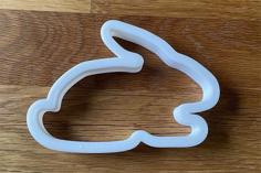 Rabbit Cookie Cutter 3D Printer Model