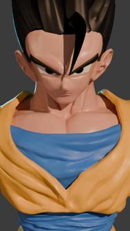 Gohan Gashapon Model 3D Printer Model