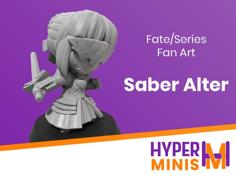 Chibi Saber Alter 3D Printer Model