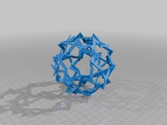 STAR DODECAHEDRAL POLYLINK 1 3D Printer Model