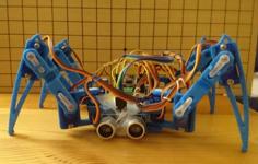 Spider Robot(quad Robot, Quadruped) 3D Printer Model