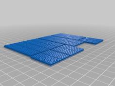 Modular Futuristic Tiles: Core Set 3D Printer Model