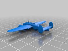 Late WW2 Medium Bombers – Micro Scale 3D Printer Model