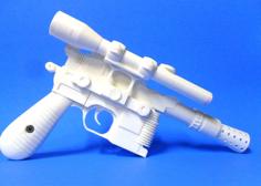 Han Solo Blaster 3D Printer Model