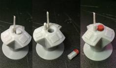 Imperial Assault – Computer Terminal With Pin 3D Printer Model