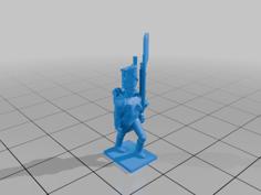 1-100 French 1807 Line Infantry Grenadiers 3D Printer Model