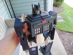 Tardis Transformer Toy 3D Printer Model