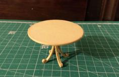 Doll House Round Table 3D Printer Model