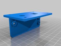 Anycubic Kossel Board Holder Modified (improved) Part A14 3D Printer Model