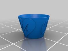 Mothers Day Flower Pot 3D Printer Model