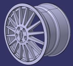 Wheel 3D Printer Model